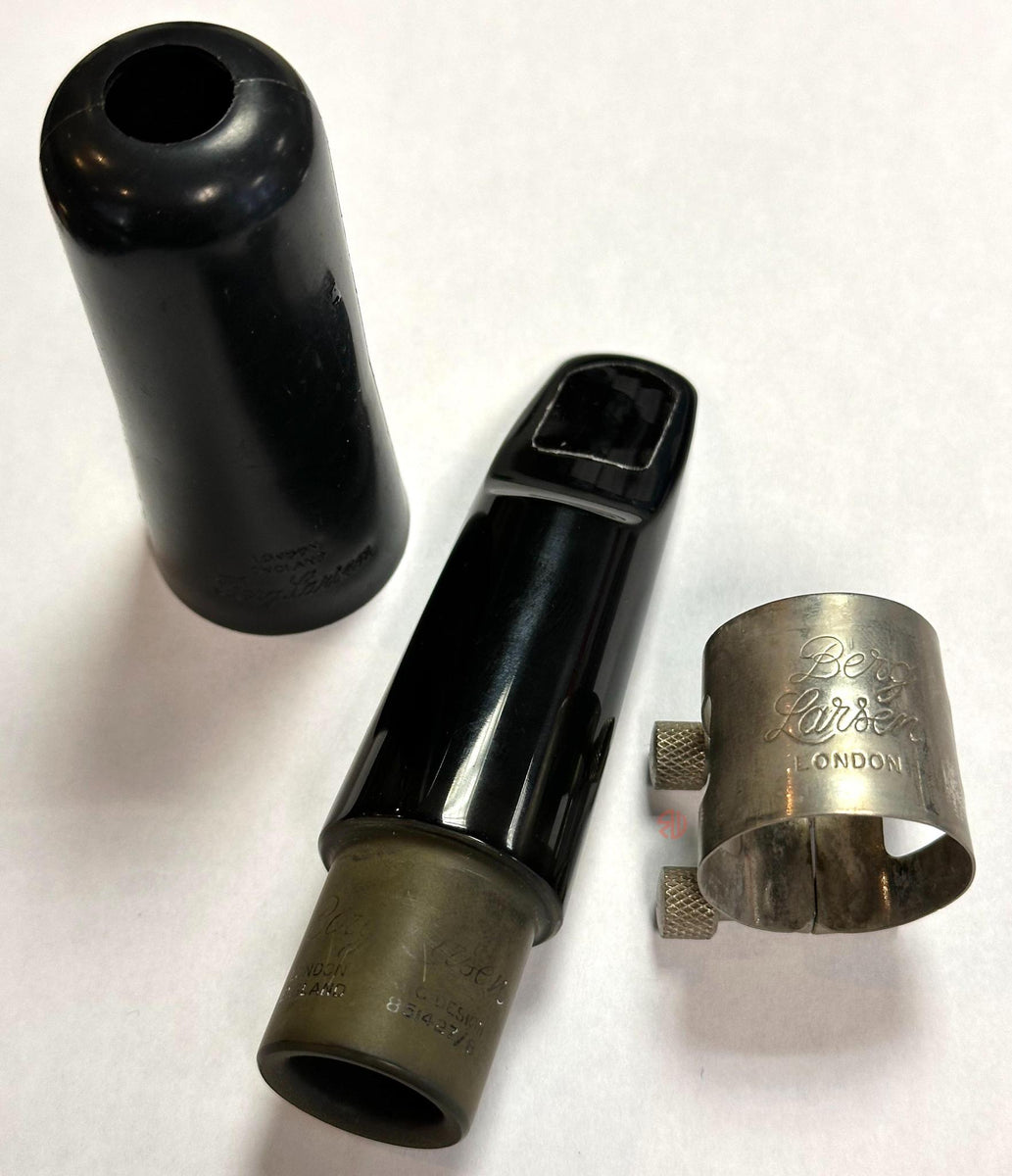 Berg Larsen アルトサックスリガチャー ヴィンテージ Vintage Rubber Berg Larsen Tenor Saxophone Mouthpiece 110/2 M
