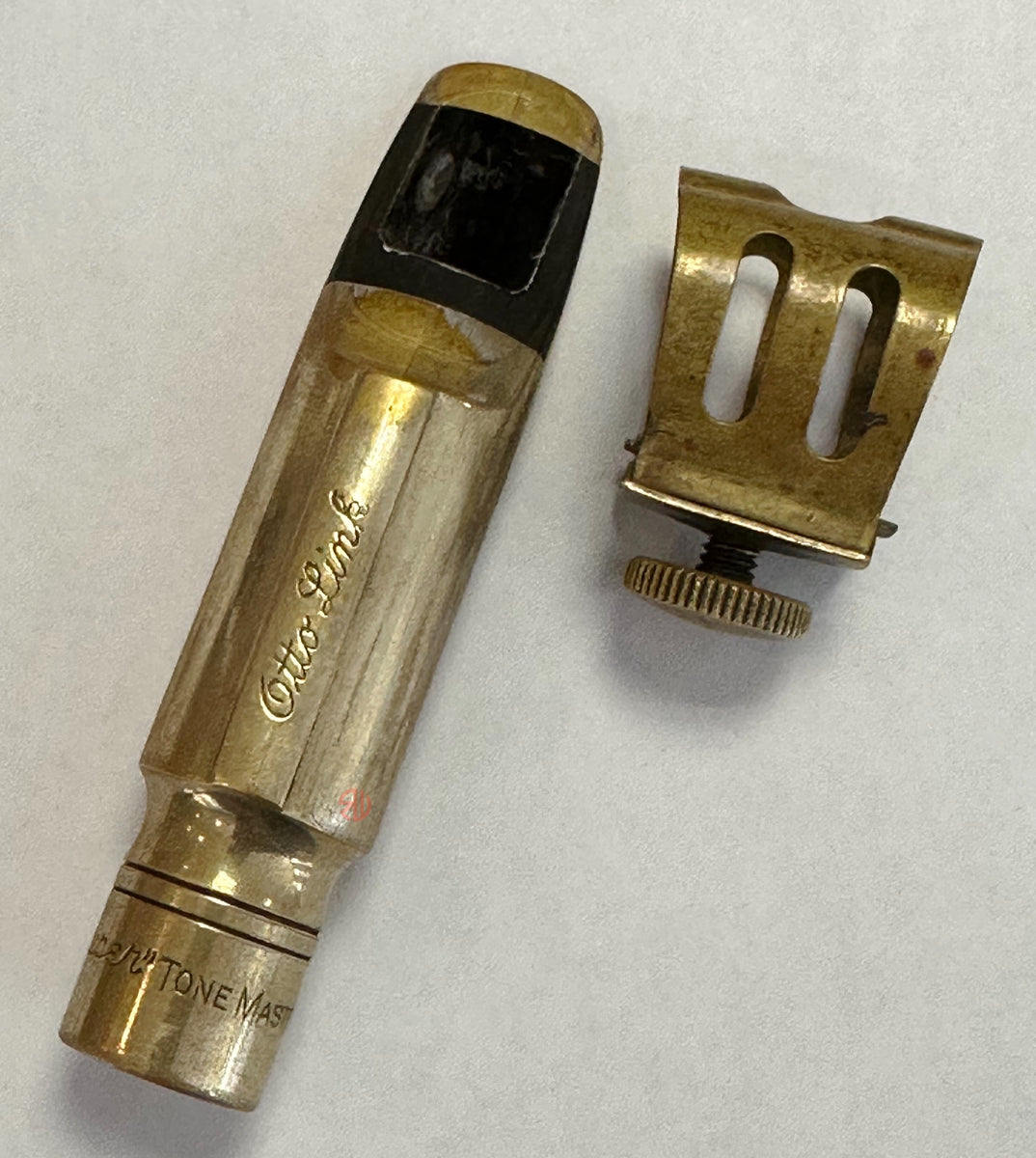 Vintage Otto Link Double Ring Metal Tenor Mouthpiece .105 tip