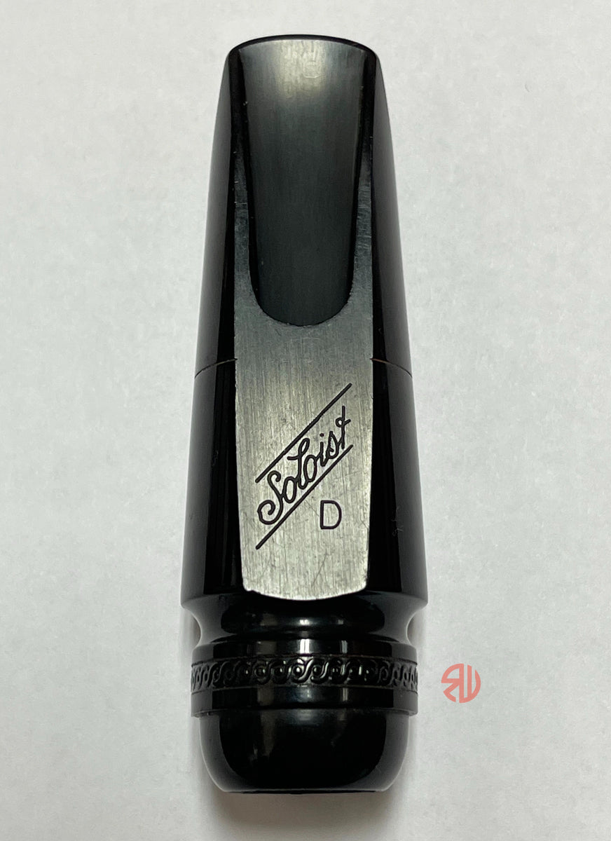 Vintage Selmer Soloist Hard Rubber Alto Mouthpiece D Tip opening.075 R