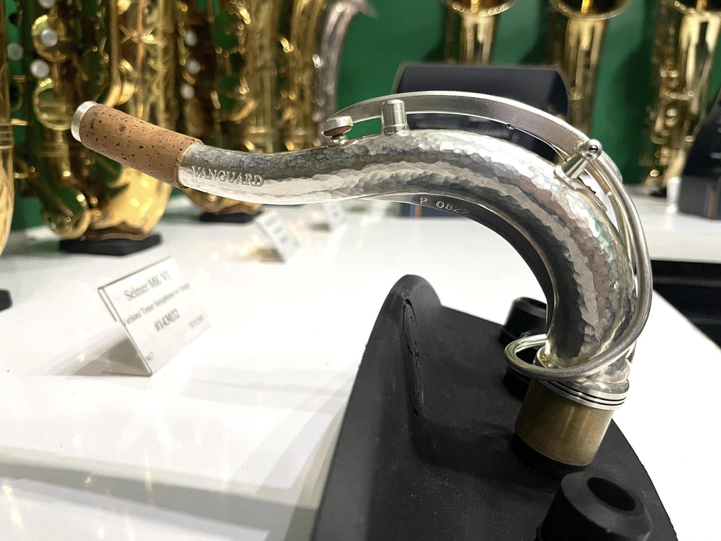 Vanguard Silver Plated Hand Hammered Copper Tenor KB Sax Neck