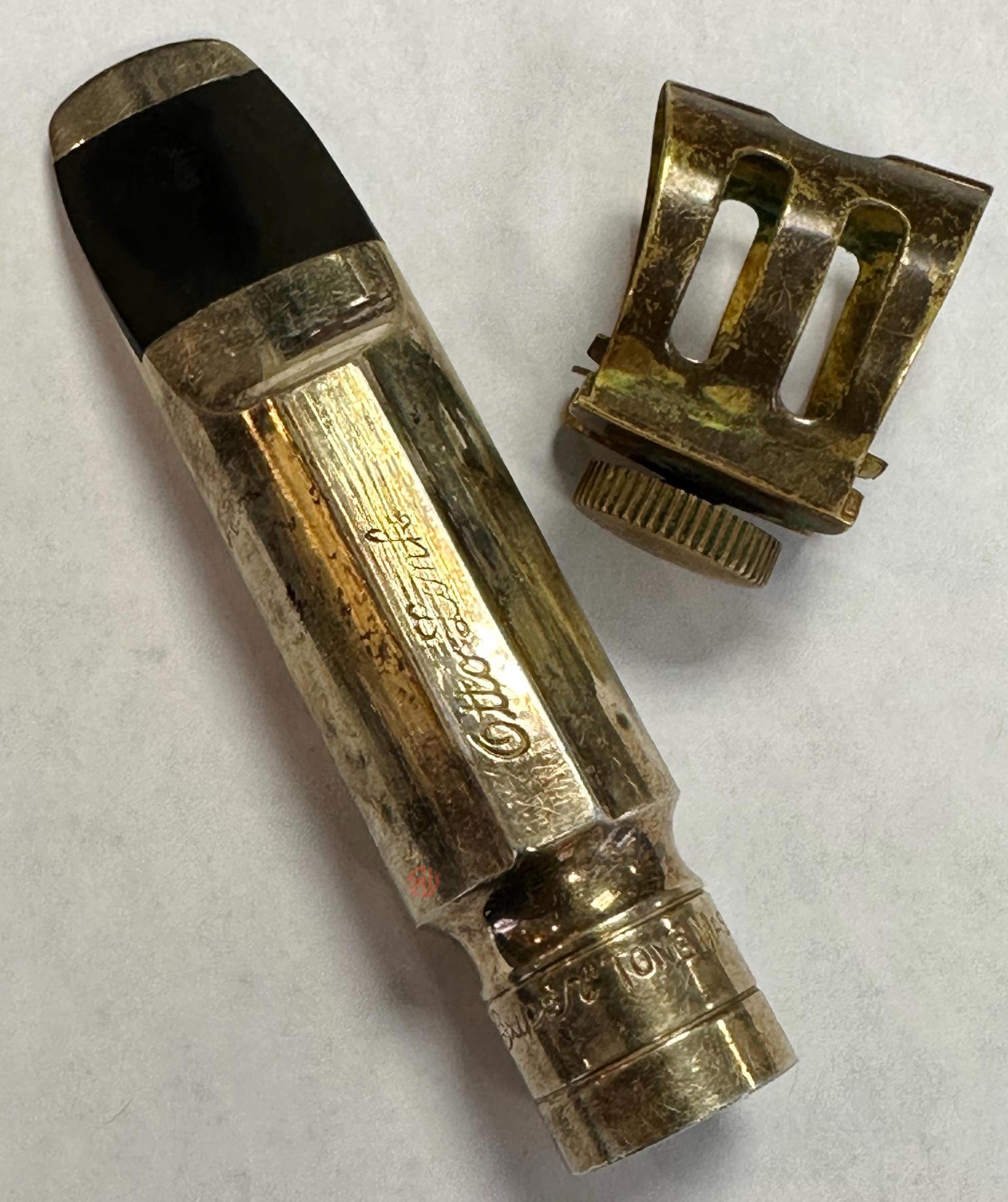 1980s Otto Link STM Metal for Tenor Saxophone 7* .102 tip opening