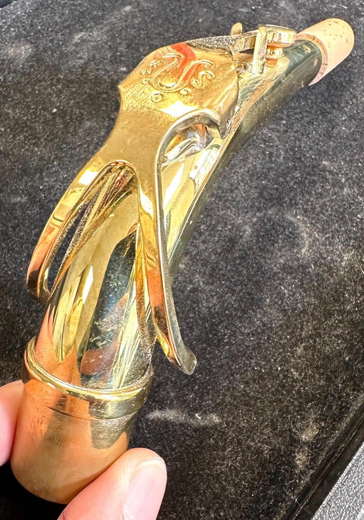 Yanagisawa Neck for Alto Saxophone Un-lacquered Brass MD