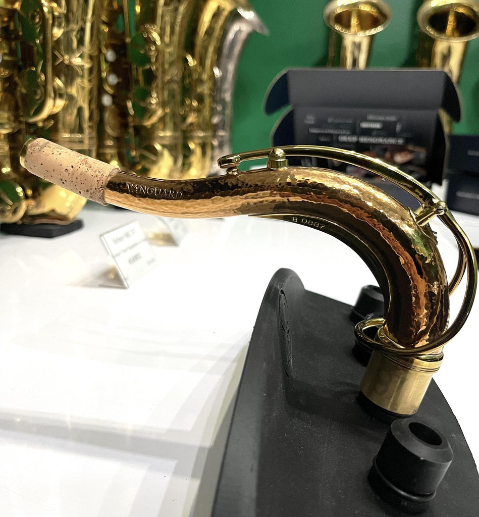 Vanguard Hand Hammered Bronze Tenor KB Sax Neck