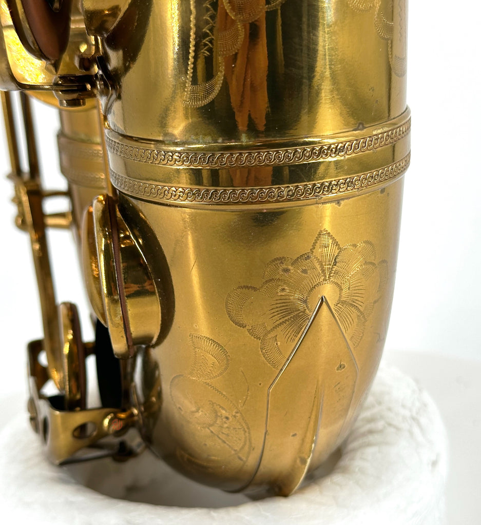 J*r様 格安　SELMER MARK VI マーク6 #25万番台　フルレスト 新着！！マーク6 H.Selmer ソプラノサックス Mark VI 25万番台 彫刻