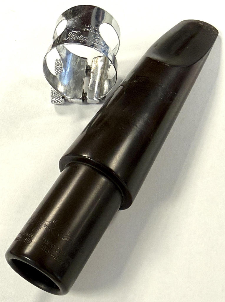 Vintage Hard Rubber Berg Larsen Baritone Mouthpiece 105/0 M DK