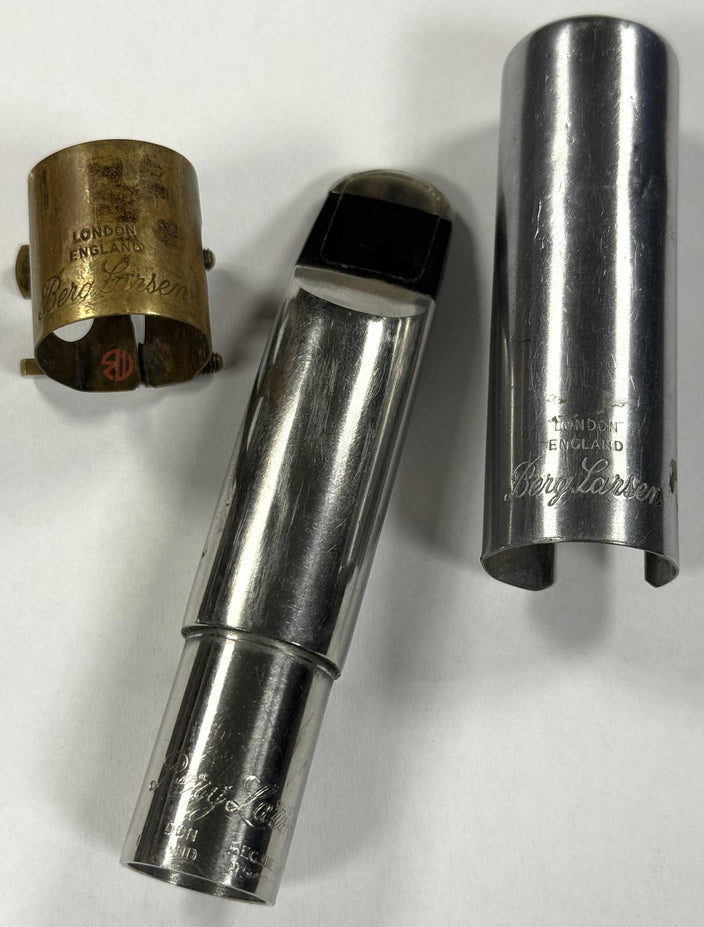 ベルグラーセン　アルト　ラバー　ヴィンテージ Vintage Berg Larsen Metal Tenor Mouthpiece 100/2 M – Roberto's Winds