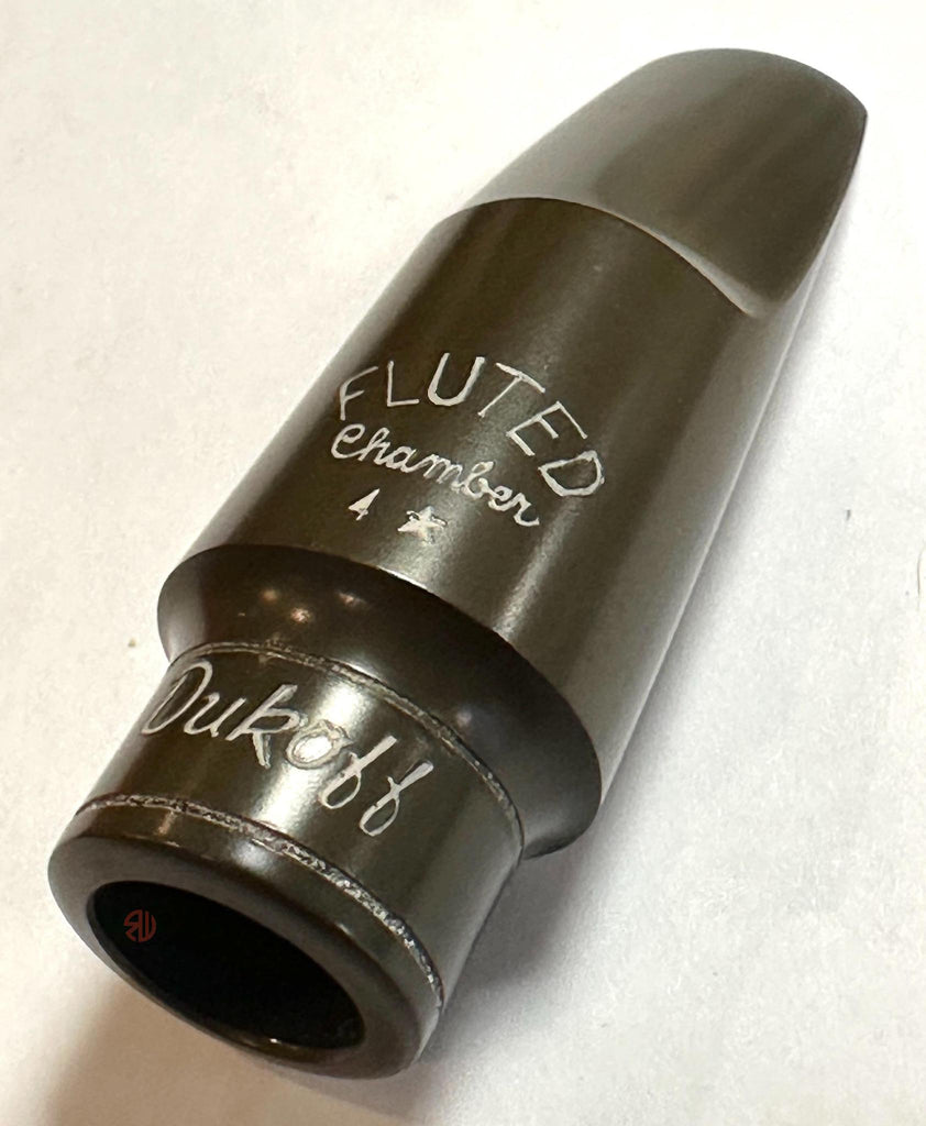 Vintage Fluted Chamber 4* Dukoff Alto Saxophone Mouthpiece .080 PW