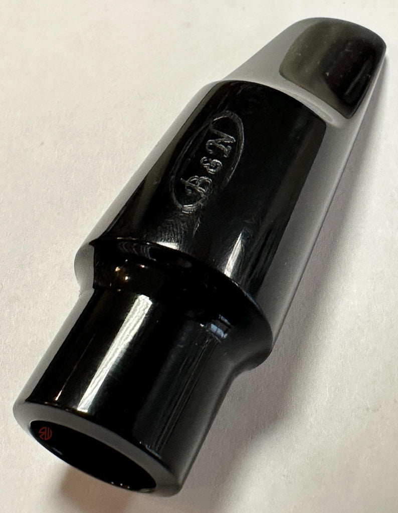 B&N "Lost Wax" Hard Rubber Alto Mouthpiece Ted Klum Reface .085 tip opening BM