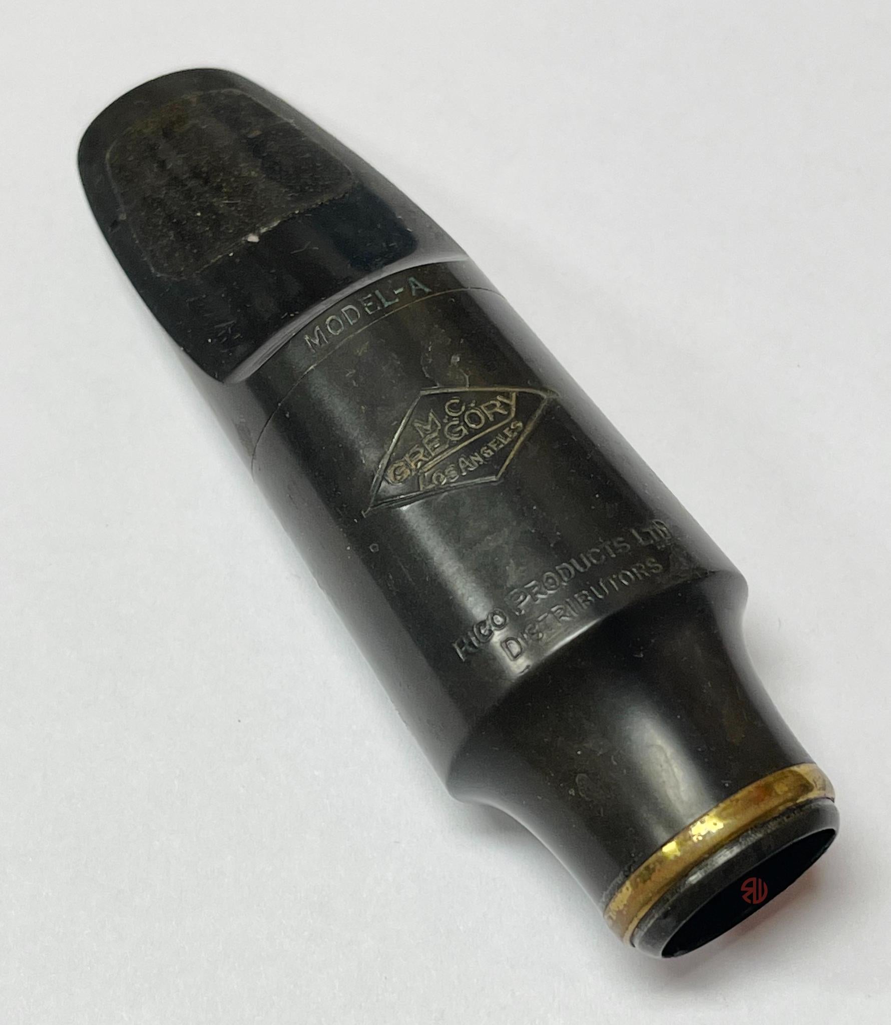 Vintage MC Gregory Hard Rubber Tenor Mouthpiece 3A .063 tip